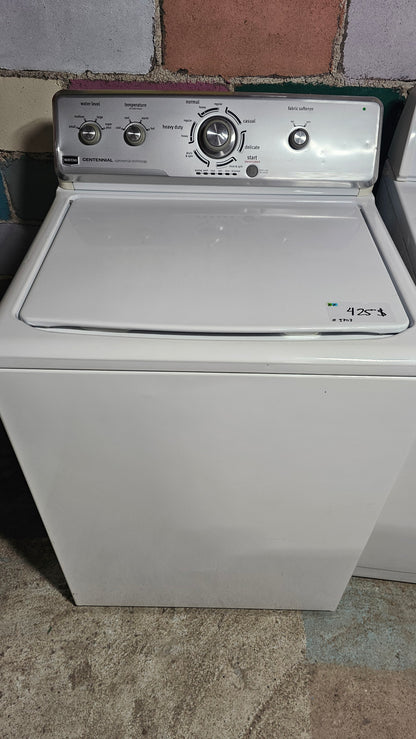 Laveuse Maytag à chargement supérieur - blanche - appareil usagé inspecté et testé
