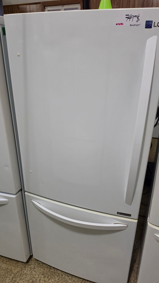 Réfrigérateur LG - 84 cm (L) x 174 cm (H) x 69 cm (P) - Blanc - vue 1