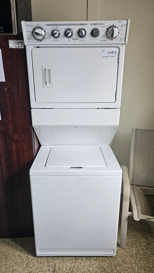 Laveuse-sécheuse Duo Whirlpool tout-en-un - blanche