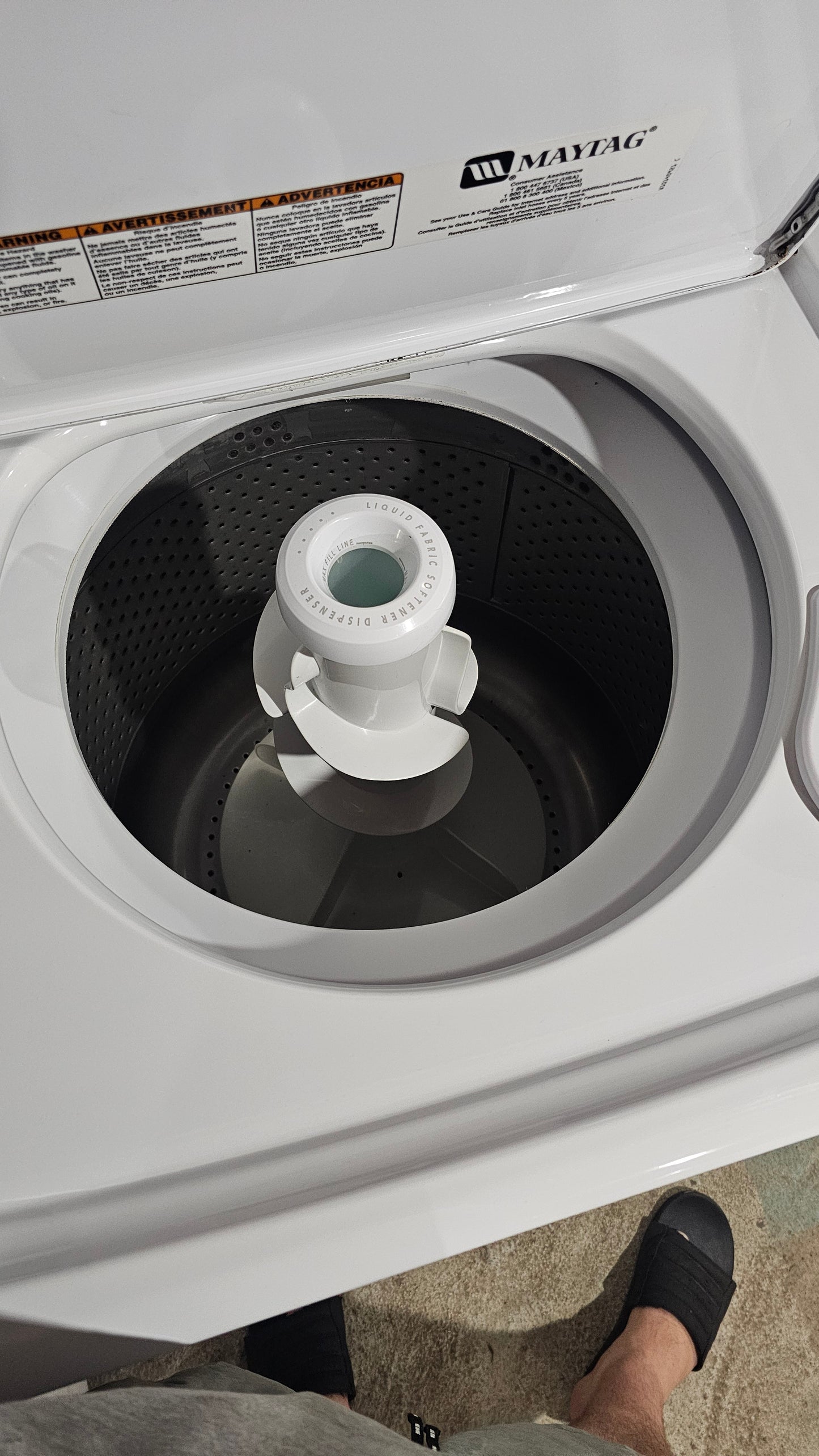 Laveuse Maytag à chargement par le dessus - SKU#3577 blanche