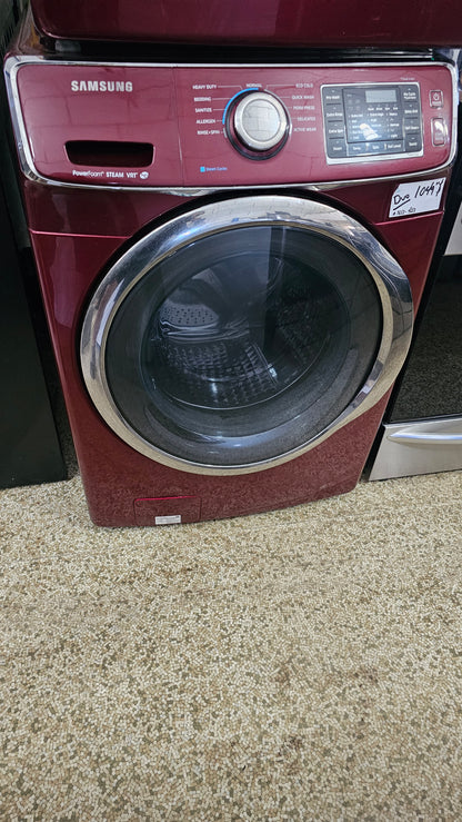 Laveuse-sécheuse Samsung à chargement frontal Dual - Rouge