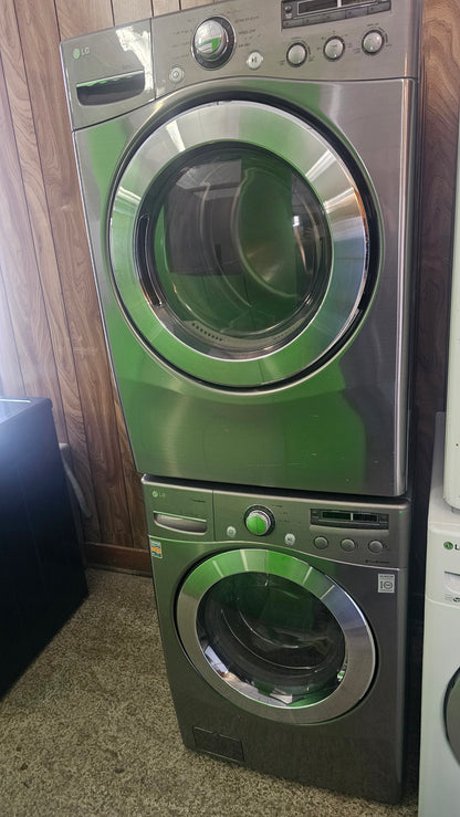 LG Front Load Washing Machine and Dryer Set – Taupe