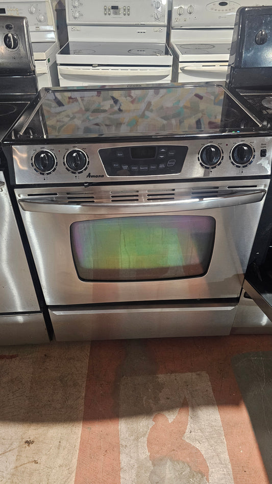 Cuisinière autonettoyante Amana - SKU#2324 en acier inoxydable