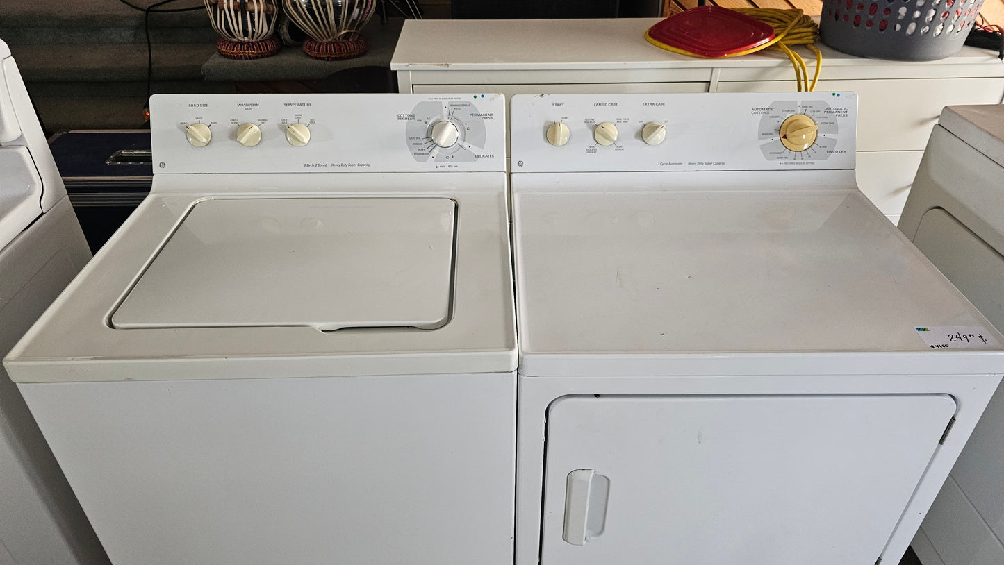 Lave-linge à chargement par le dessus GE