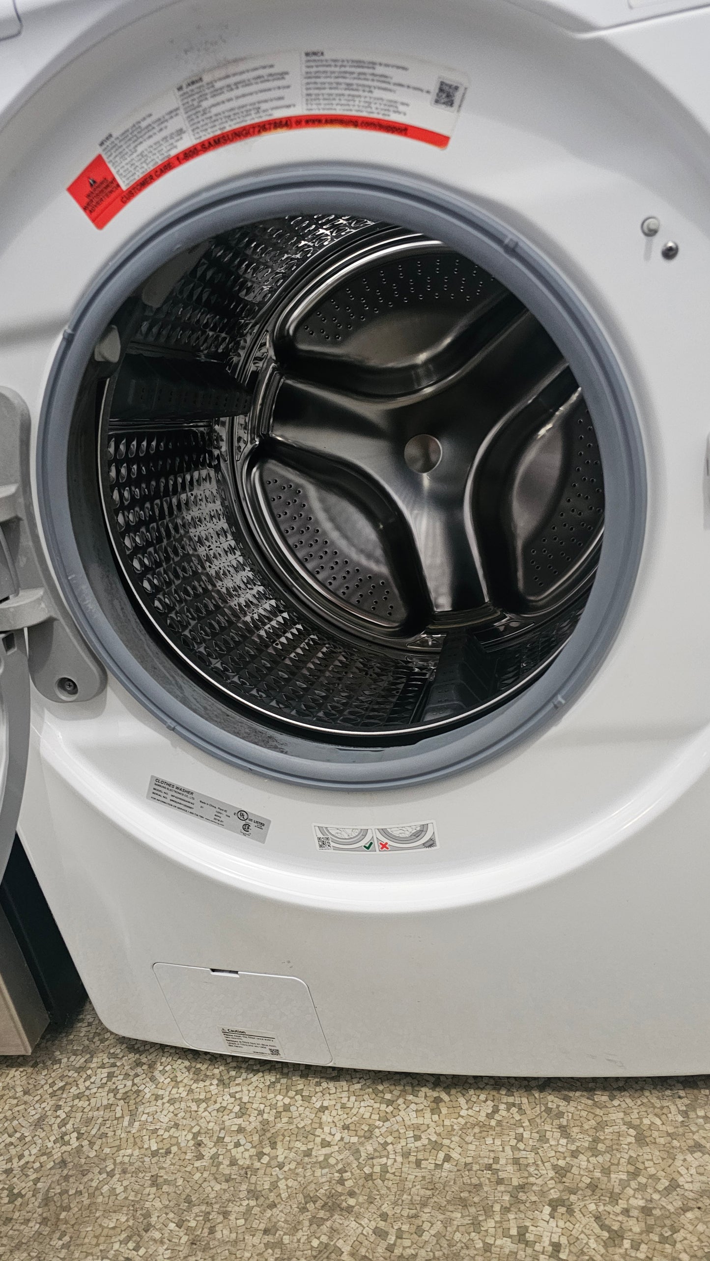 Laveuse à chargement frontal Samsung et Sécheuse Ensemble – Blanc