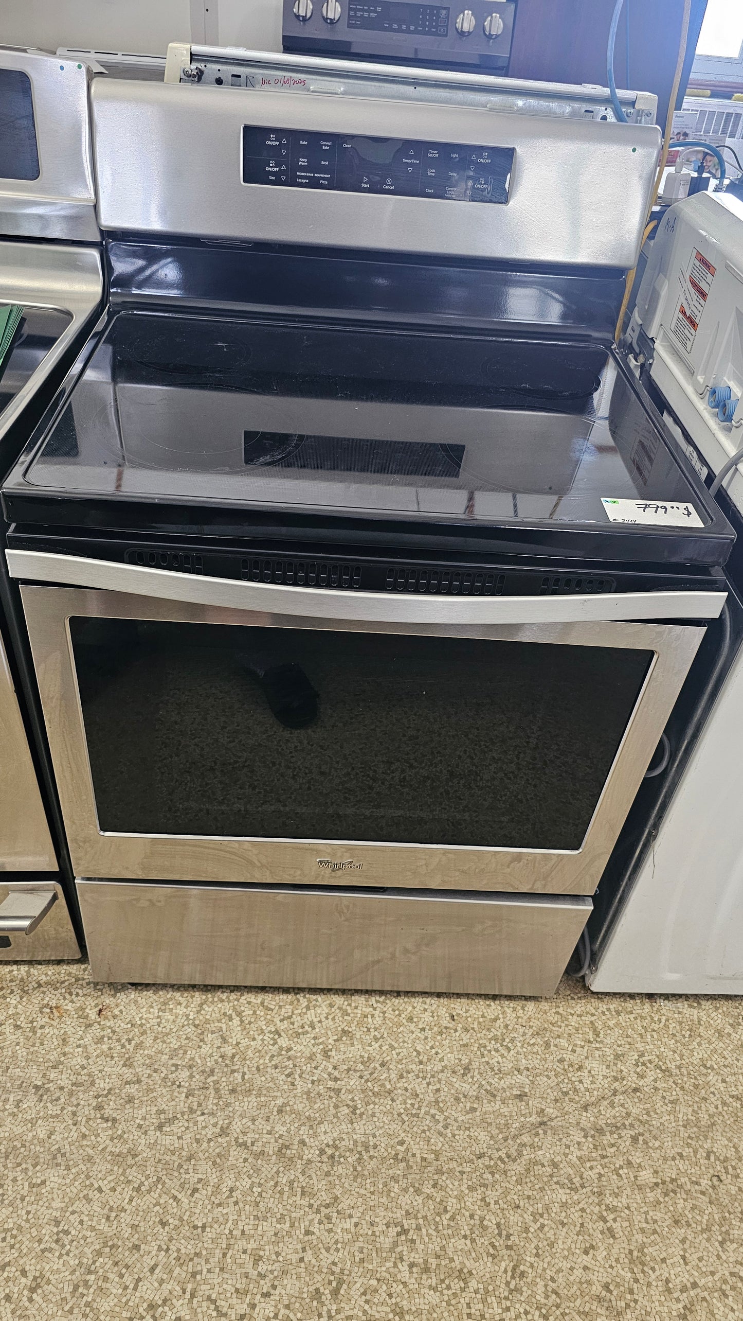 Stove Whirlpool stainless