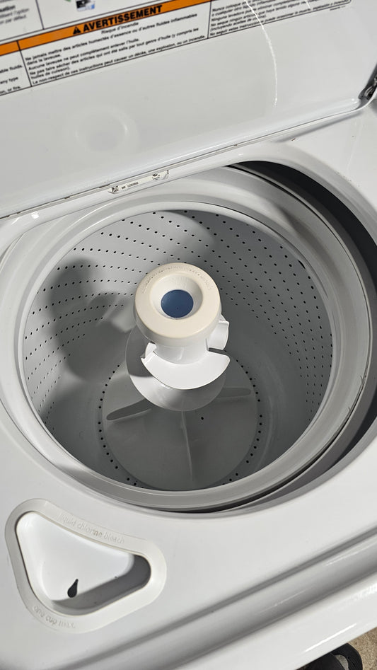 Laveuse Maytag à chargement supérieur - blanche