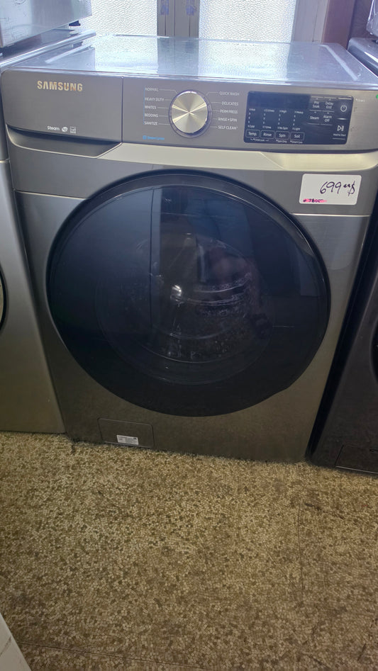 Samsung front load washer - stainless SKU#3805