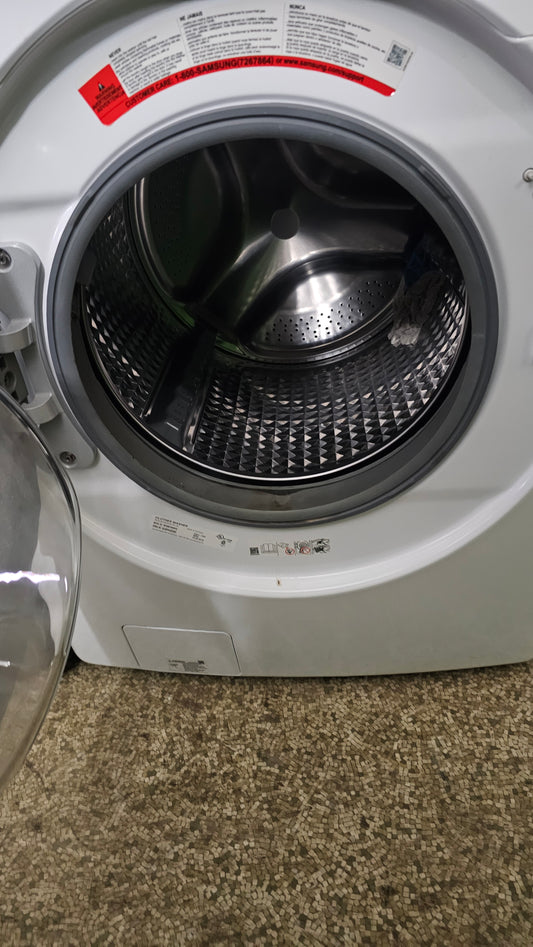 Samsung front load washer and dryer sets - white SKU#3670-4670