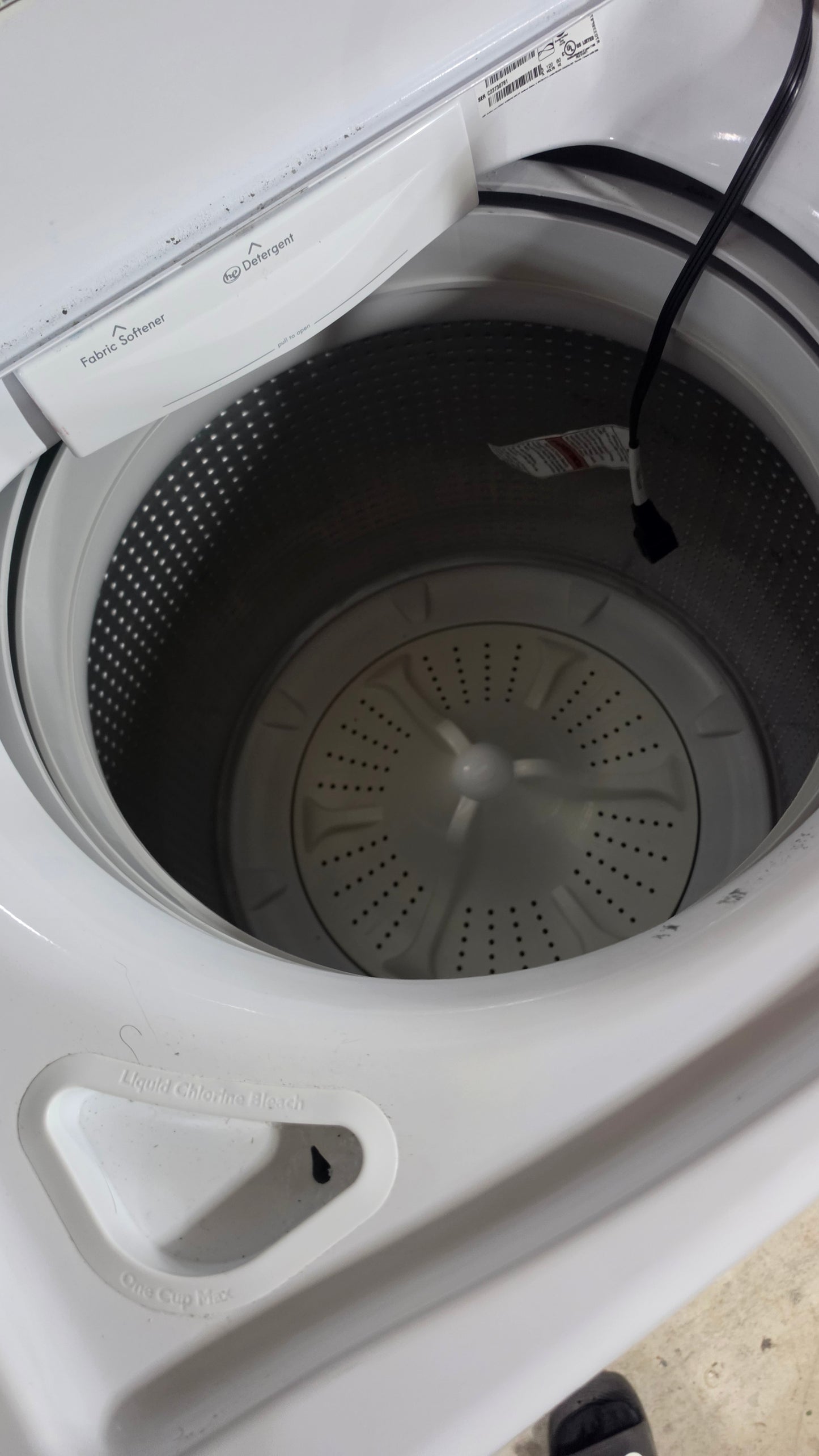 Kenmore top load big capacity washer - white SKU#3830