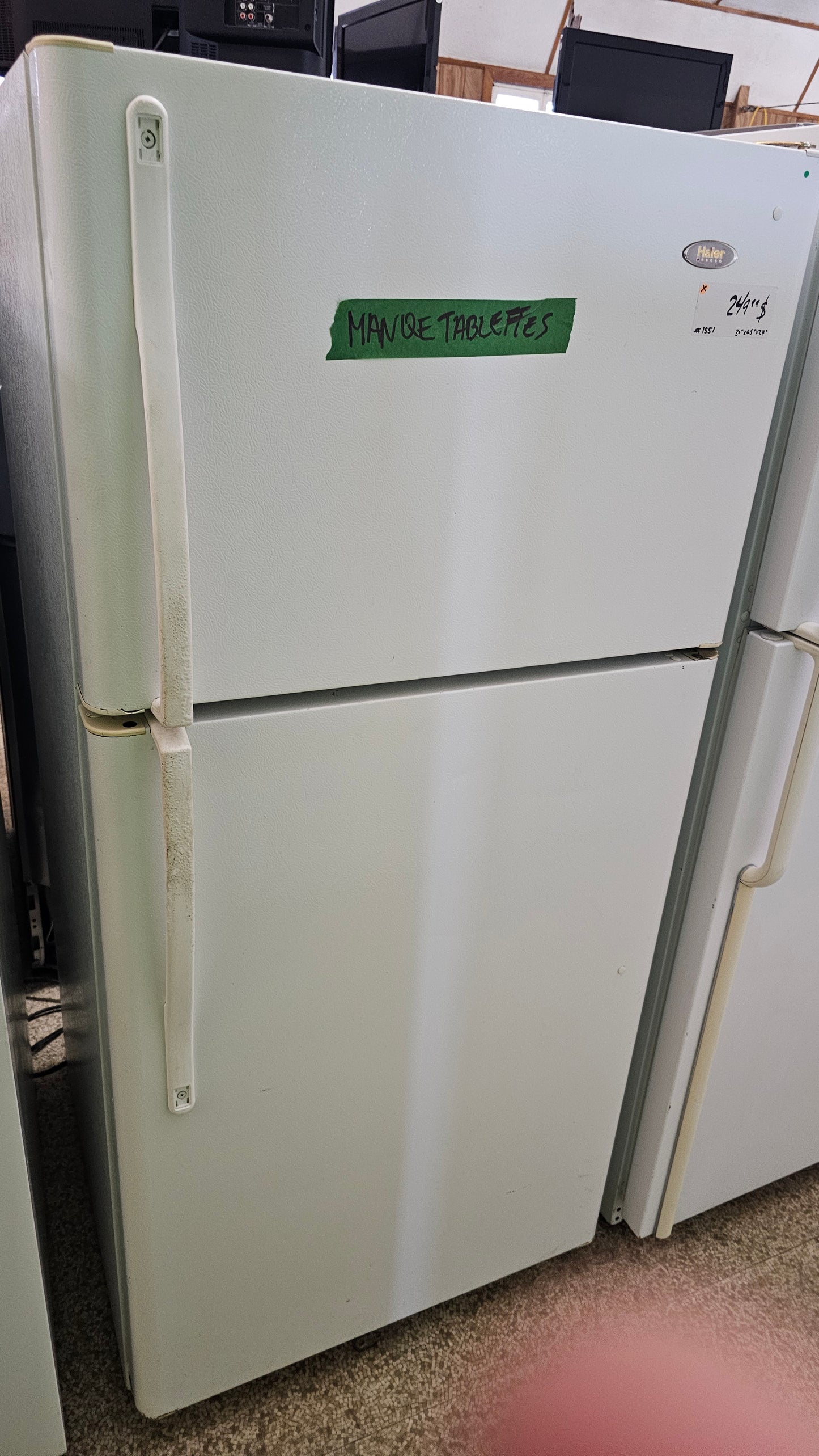 Réfrigérateur Haier – blanc