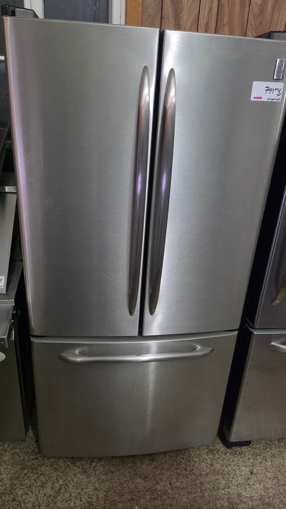 Ge profile refrigerator 33"X68"X27 - stainless SKU#1747