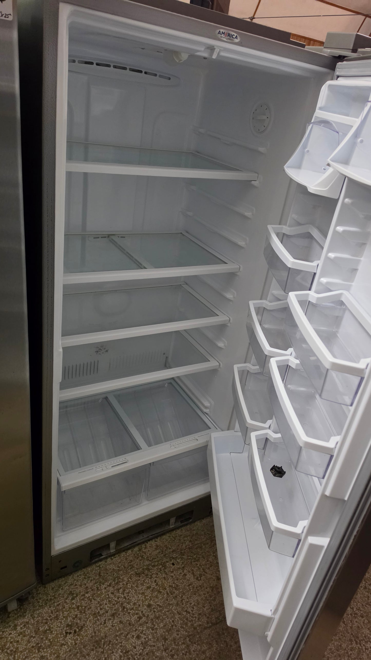 Whirlpool all refrigerator - stainless 30"X66"X27- stainless SKU#1740