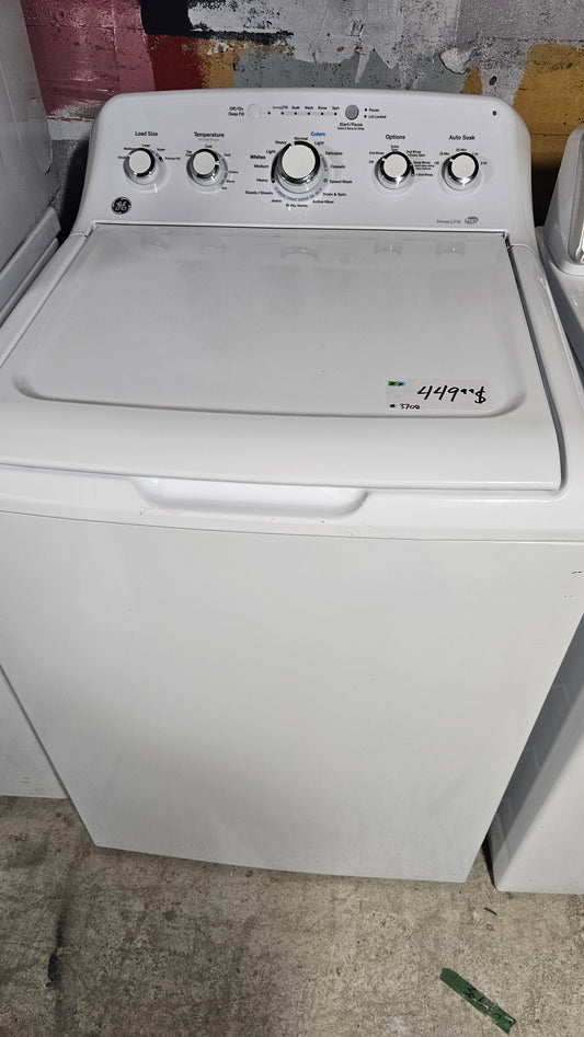 Machine à laver Ge à chargement supérieur - blanche - appareil usagé inspecté et testé