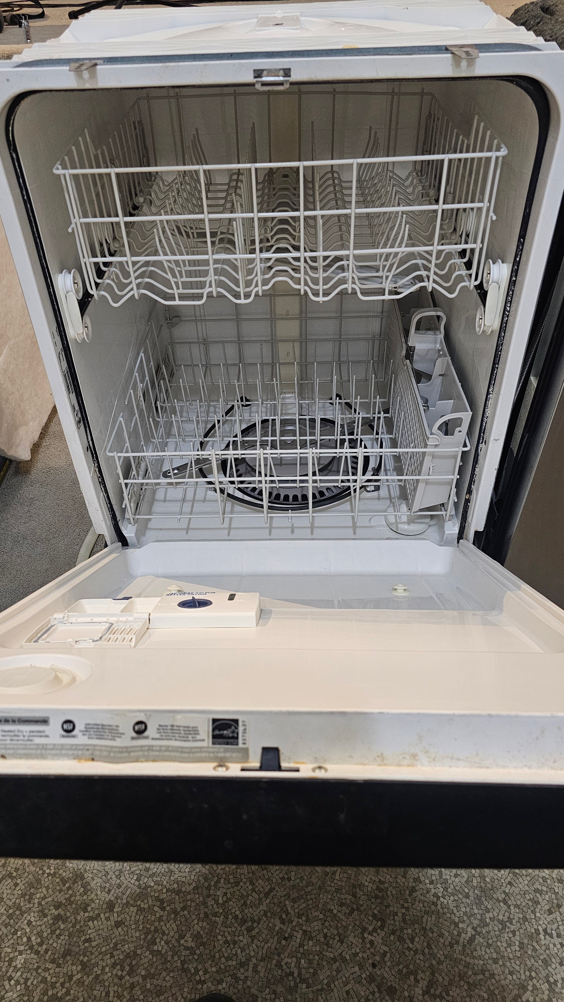 Whirlpool Lave-vaisselle en acier inoxydable, appareil usagé, inspecté