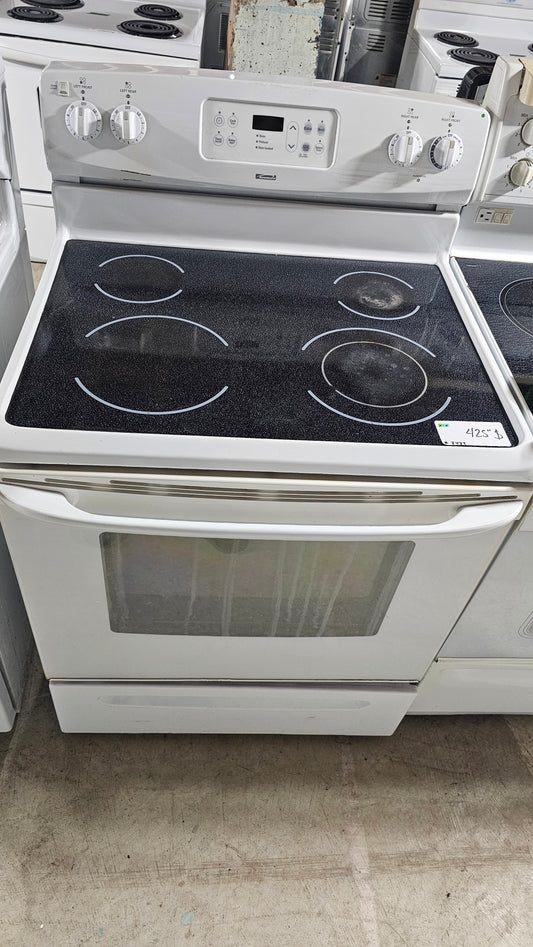 Kenmore – Poêle – Blanc – Usagé – Appareil d’occasion inspecté et testé