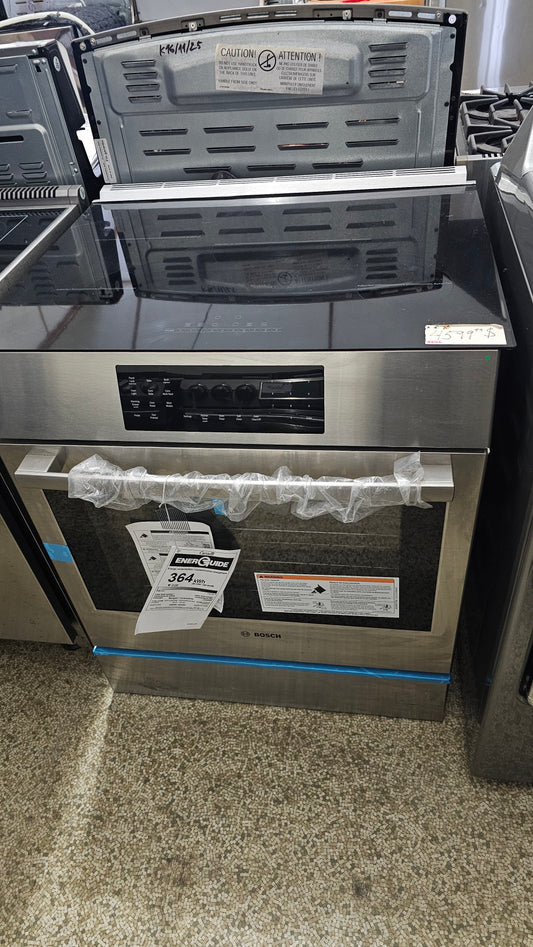 Poêle à induction Bosch – Acier inoxydable (boîte ouverte)