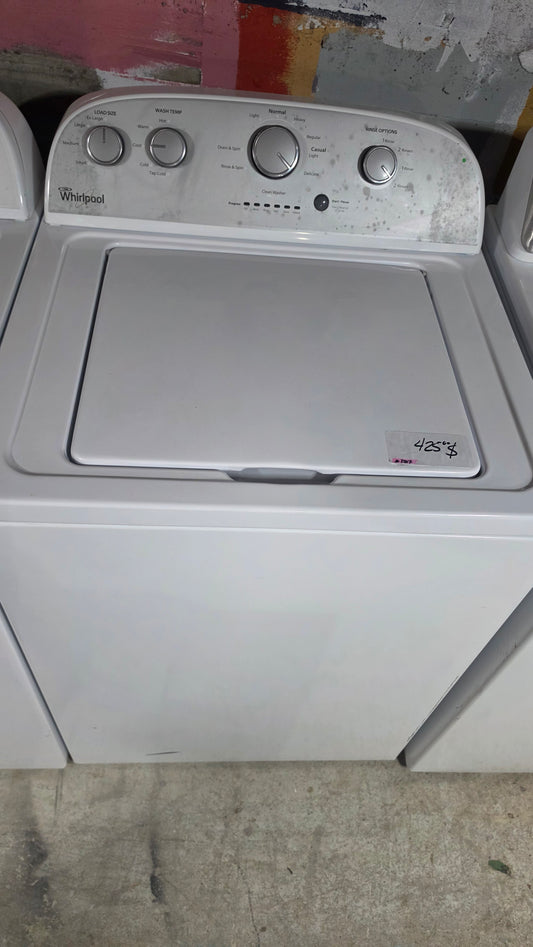 Whirlpool Chargement par en haut Machine à laver Photo du produit blanc