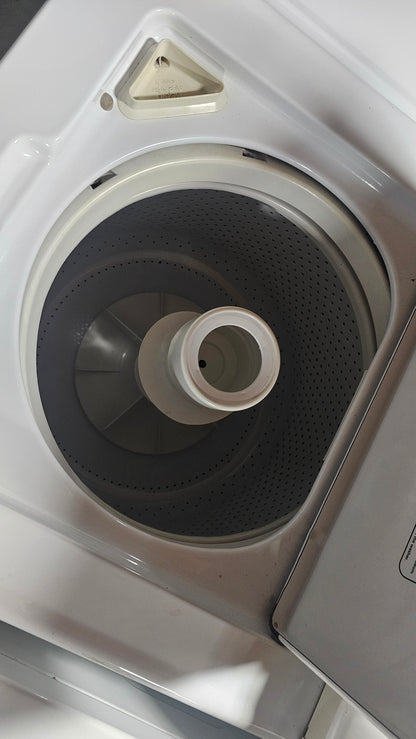 Laveuse Maytag à charge par le dessus et Sécheuse Ensemble – Blanc