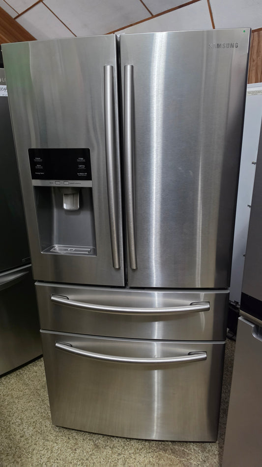 Réfrigérateur Samsung à portes françaises 33 po x 69 po x 27 po - acier inoxydable Réf. 1722