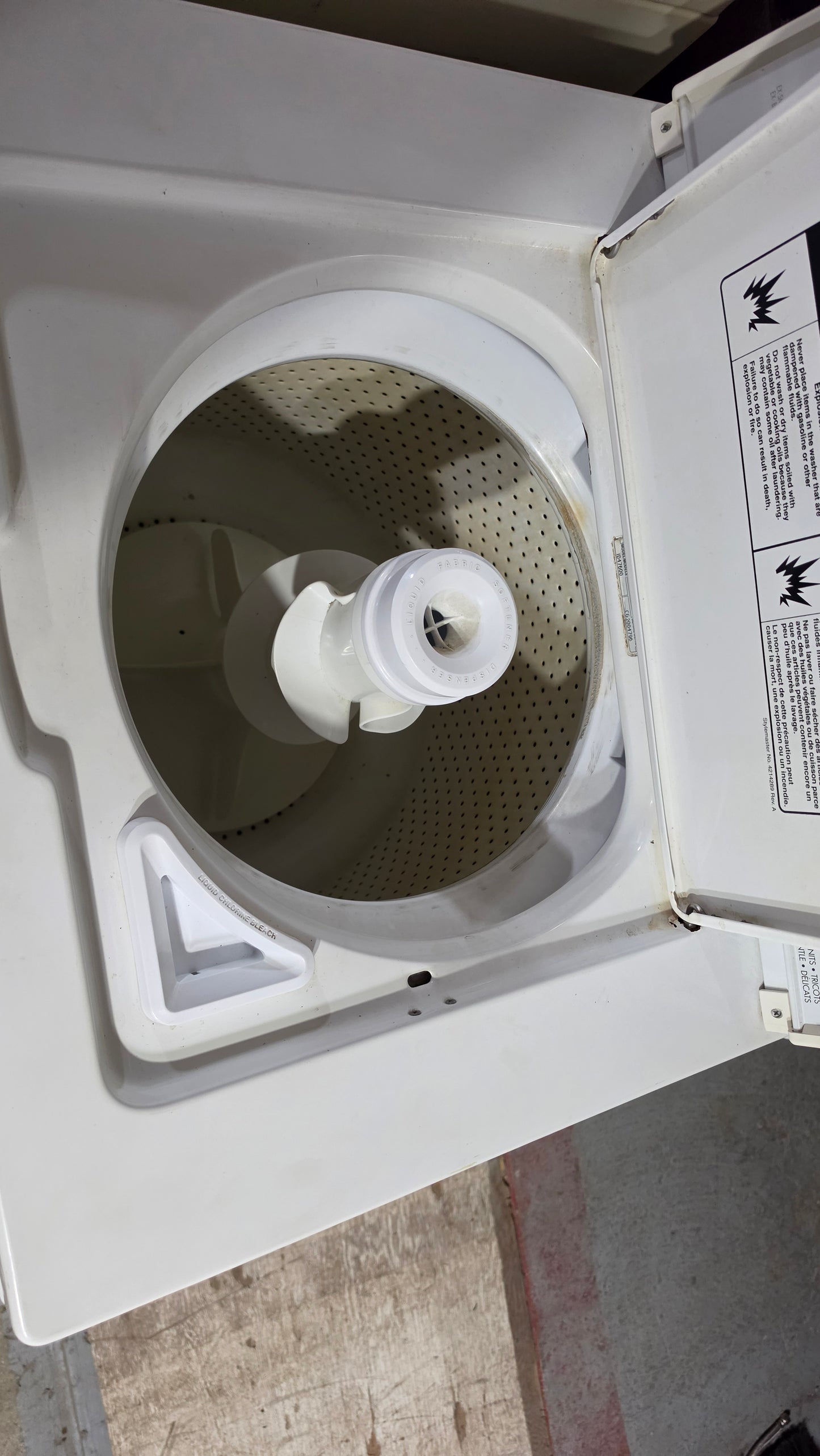 Inglis washer top load - white SKU#3806