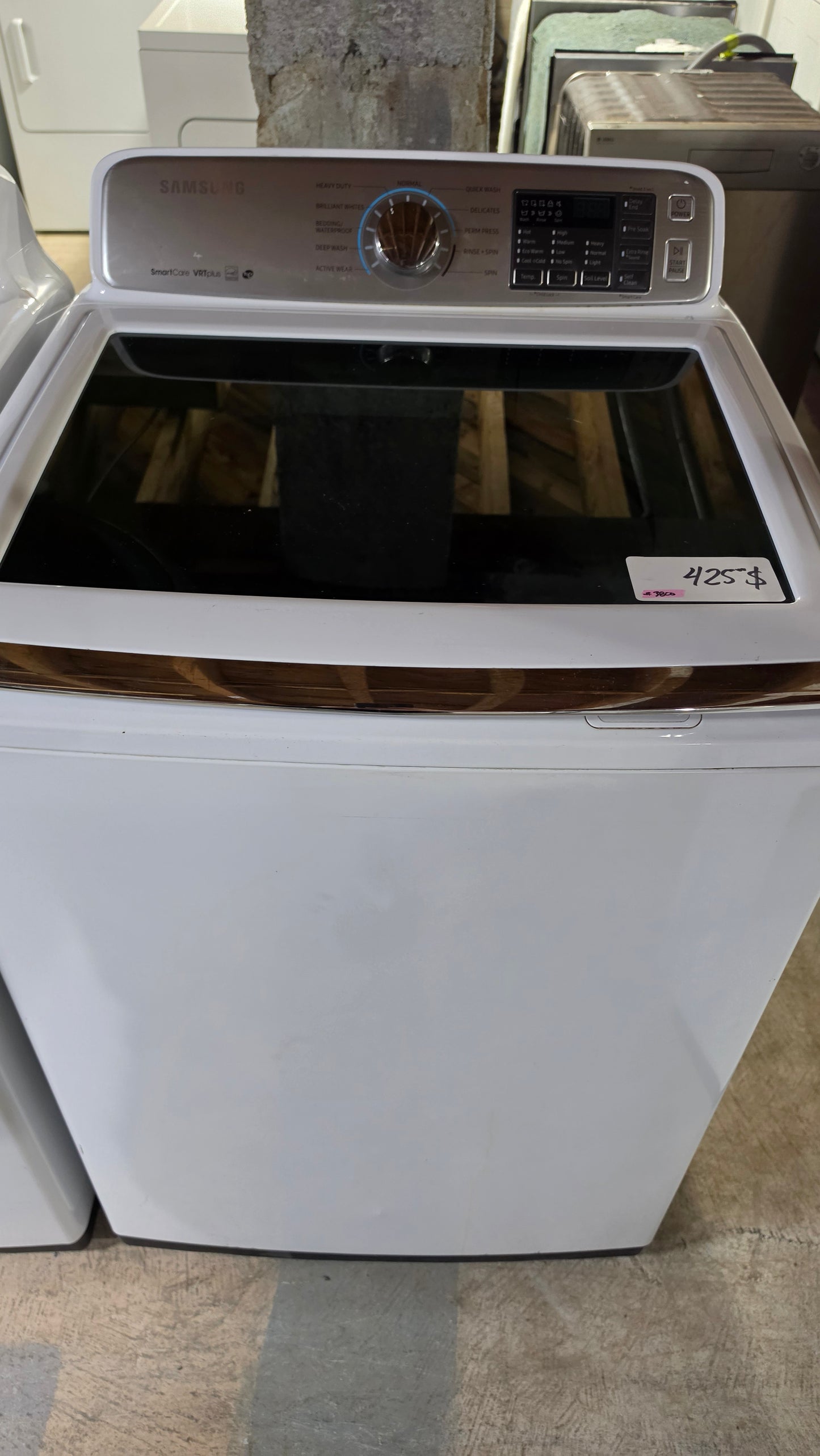 Samsung top load washing machine - white SKU#3800