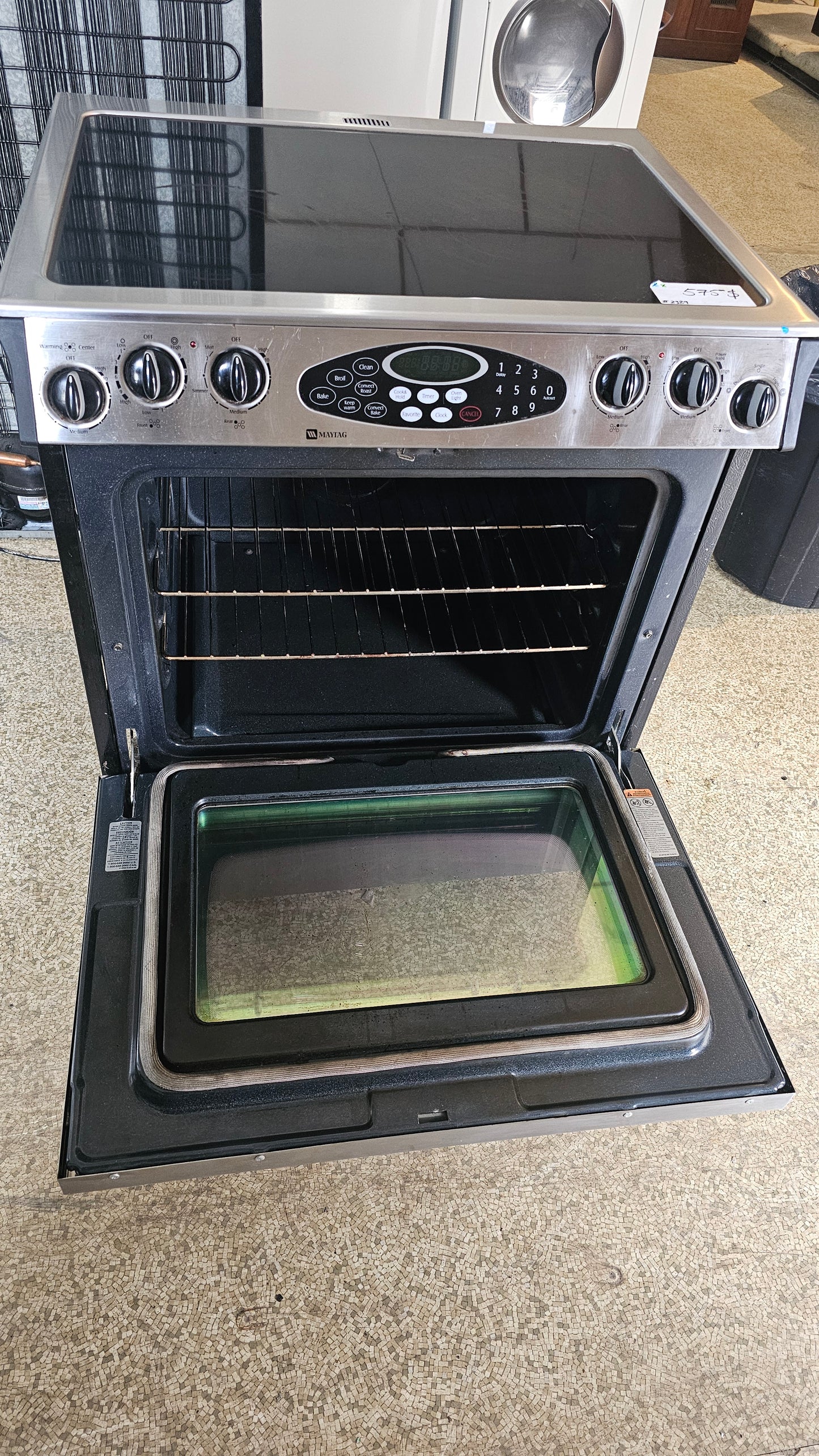 Poêle Maytag – acier inoxydable