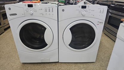 GE à chargement frontal Machine à laver et Sécheuse Ensemble – SKU Blanc #3457-4457