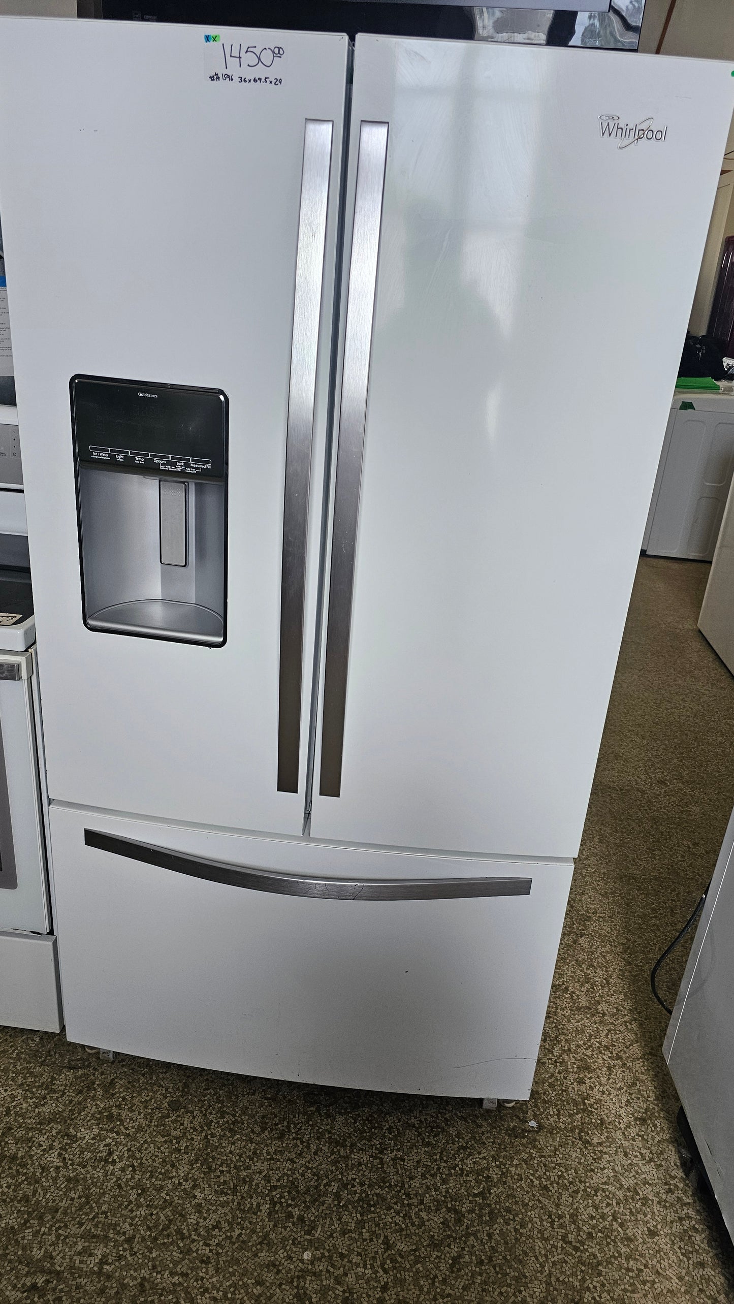 Réfrigérateur Whirlpool wrf989sdah01 – blanc, 36,0 po