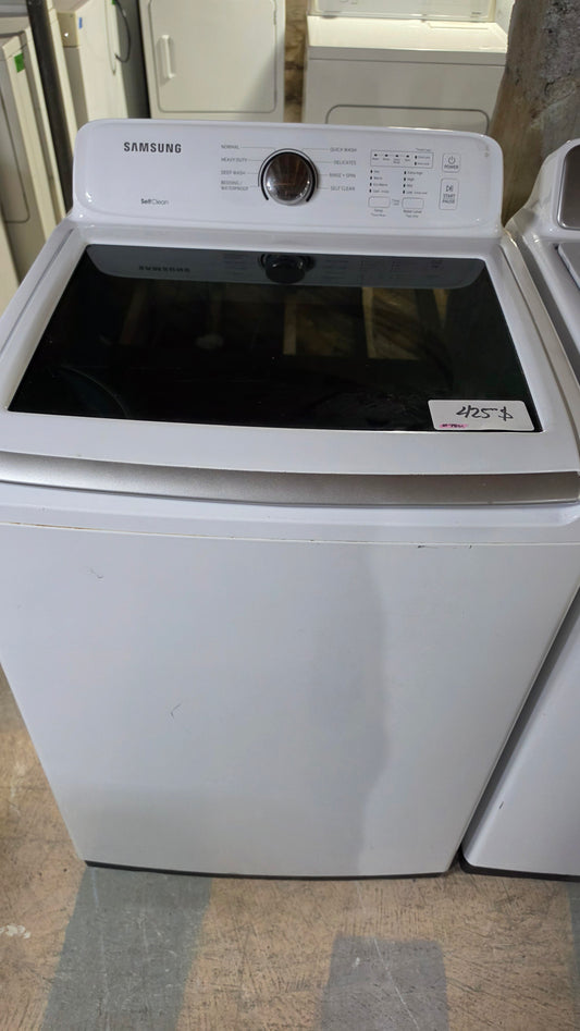 Laveuse Samsung White à charge par le dessus