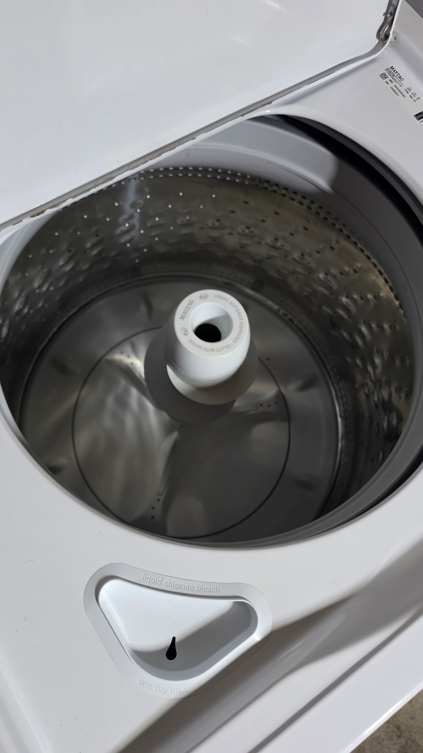 Maytag top load washer - white SKU#3813