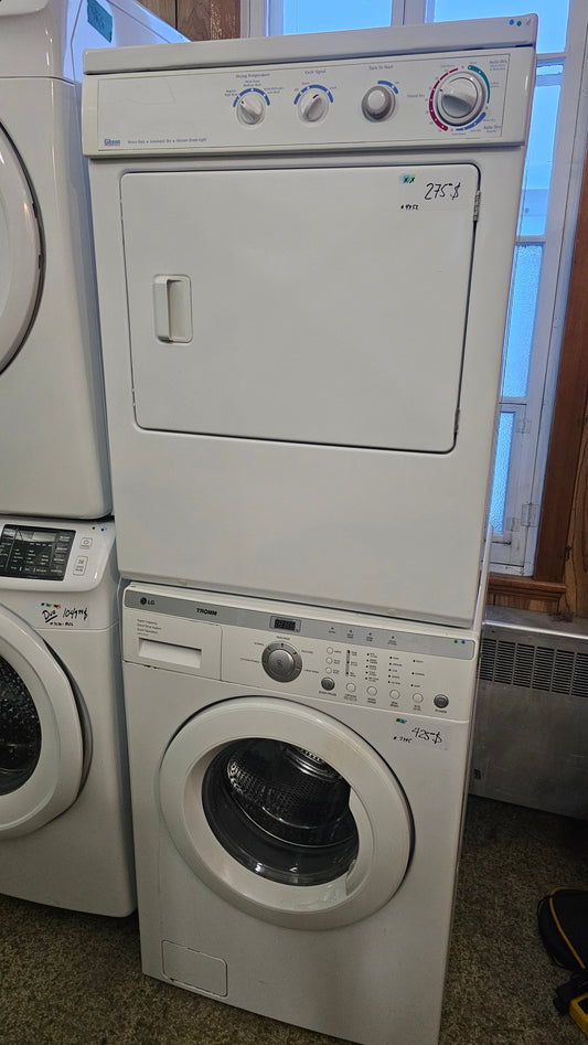 LG / Gibson – Laveuse et Sécheuse Ensemble – Blanc – Usagé – Appareil d’occasion inspecté et testé