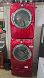 Kenmore Elite Front Load Machine à laver et Sécheuse Ensembles de machines – Rouge