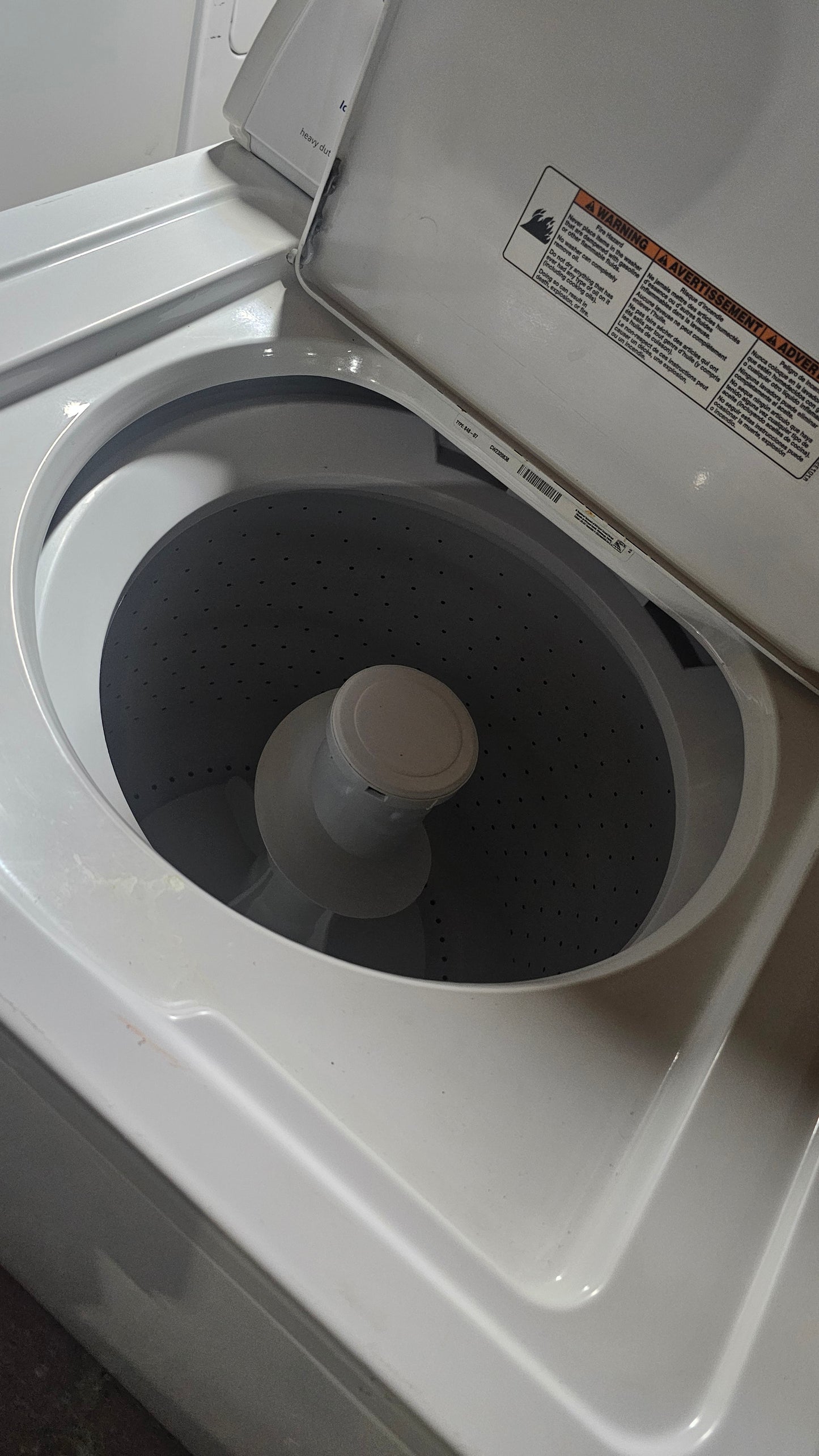 Machine à laver à chargement supérieur Inglis et Sécheuse Ensemble – Blanc