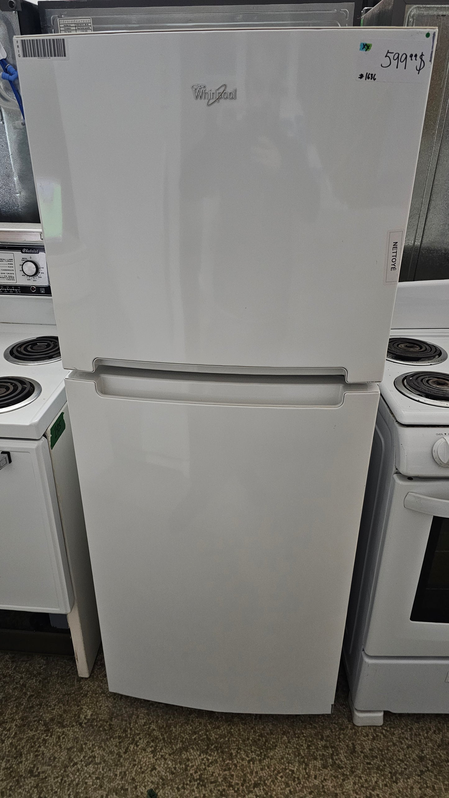 Whirlpool refrigerator 24 inch - white SKU#1636