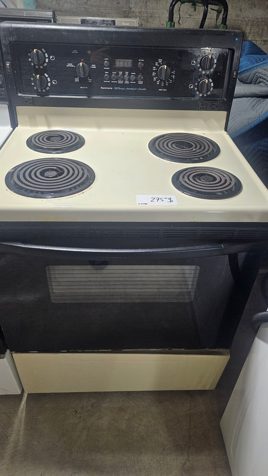 Kenmore Brûleurs à serpentin Cuisinière – Beige