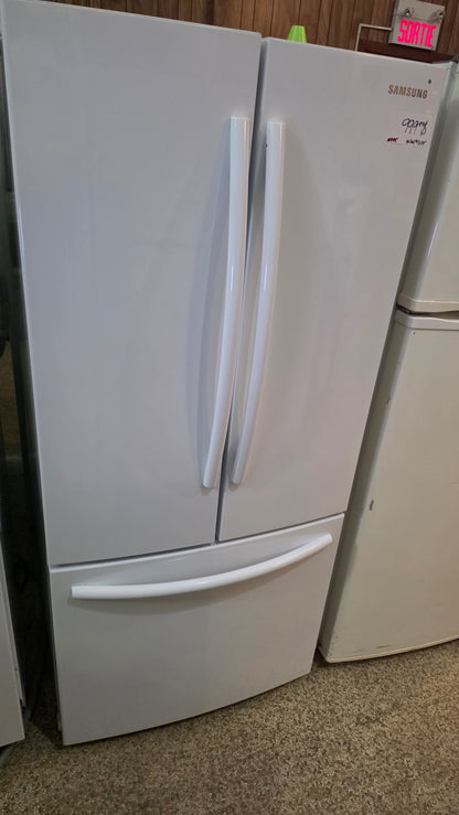 Samsung french doors refrigerator 30"X65.5"X27" - white SKU#1745