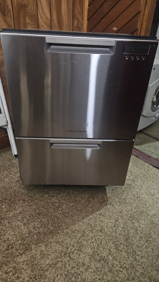 Lave-vaisselle Fisher & Paykel – Acier inoxydable – Boîte ouverte