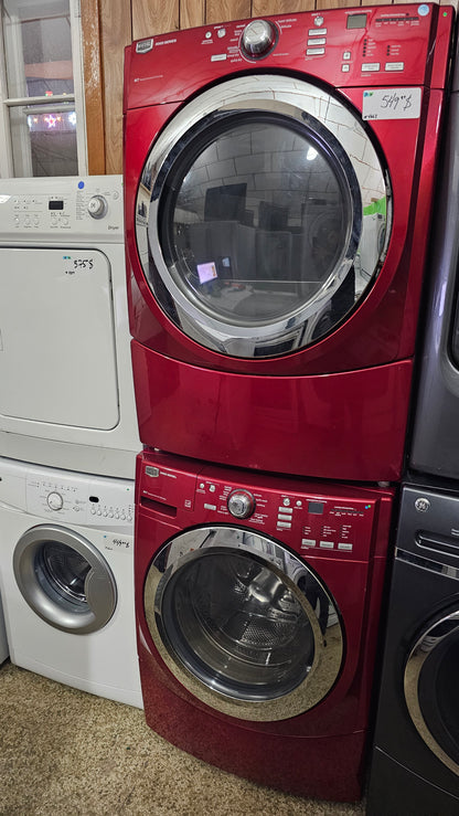 Maytag Washing Machine and dryer sets - Red - used appliance inspected and tested