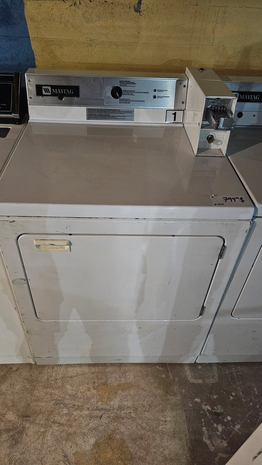 Sécheuse commerciale Maytag - blanche