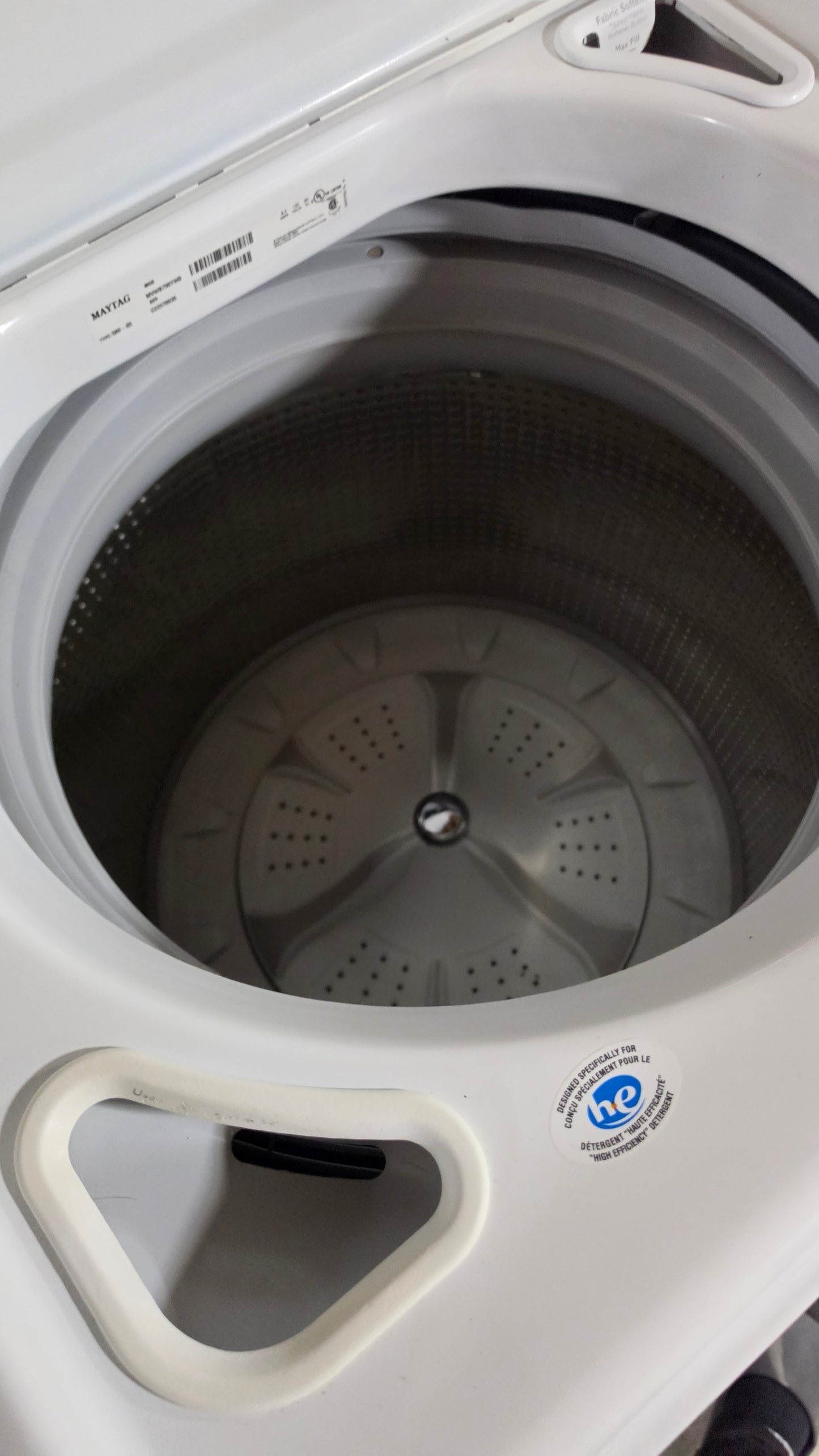 Maytag big capacity top load washing machine - white SKU#3815