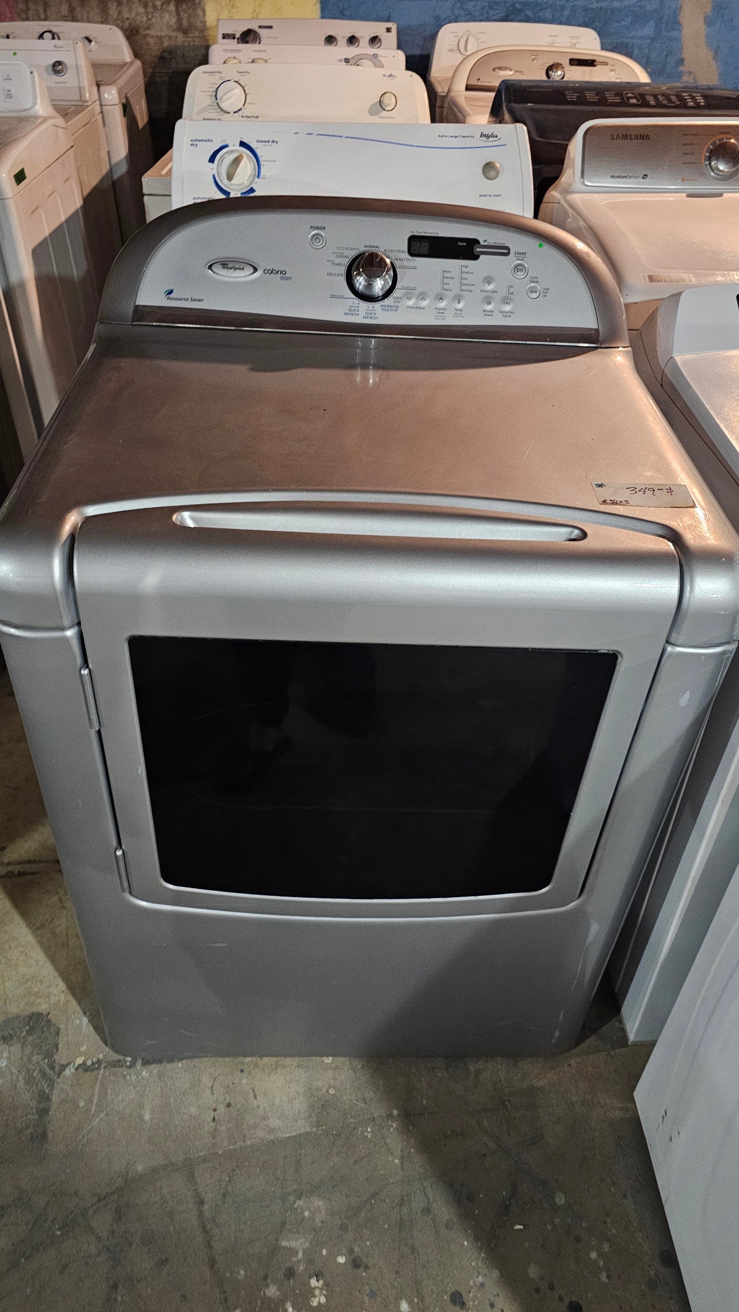 Tourbillon Sécheuse – inox; Blanc