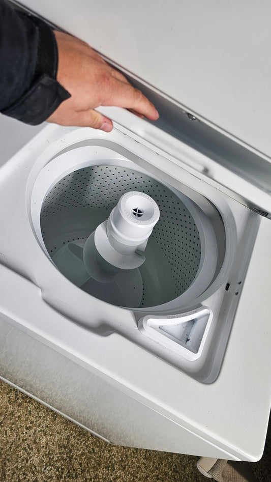 Laveuse-sécheuse Duo Whirlpool tout-en-un - blanche