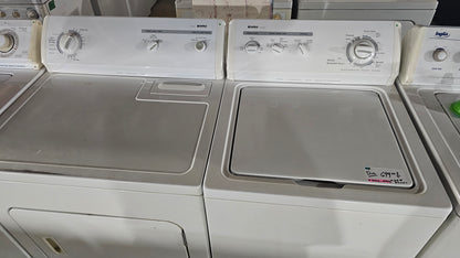 Laveuse Kenmore 24 pouces à chargement par le dessus et Sécheuse Ensemble – Blanc