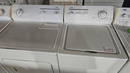 Laveuse Kenmore 24 pouces à chargement par le dessus et Sécheuse Ensemble – Blanc