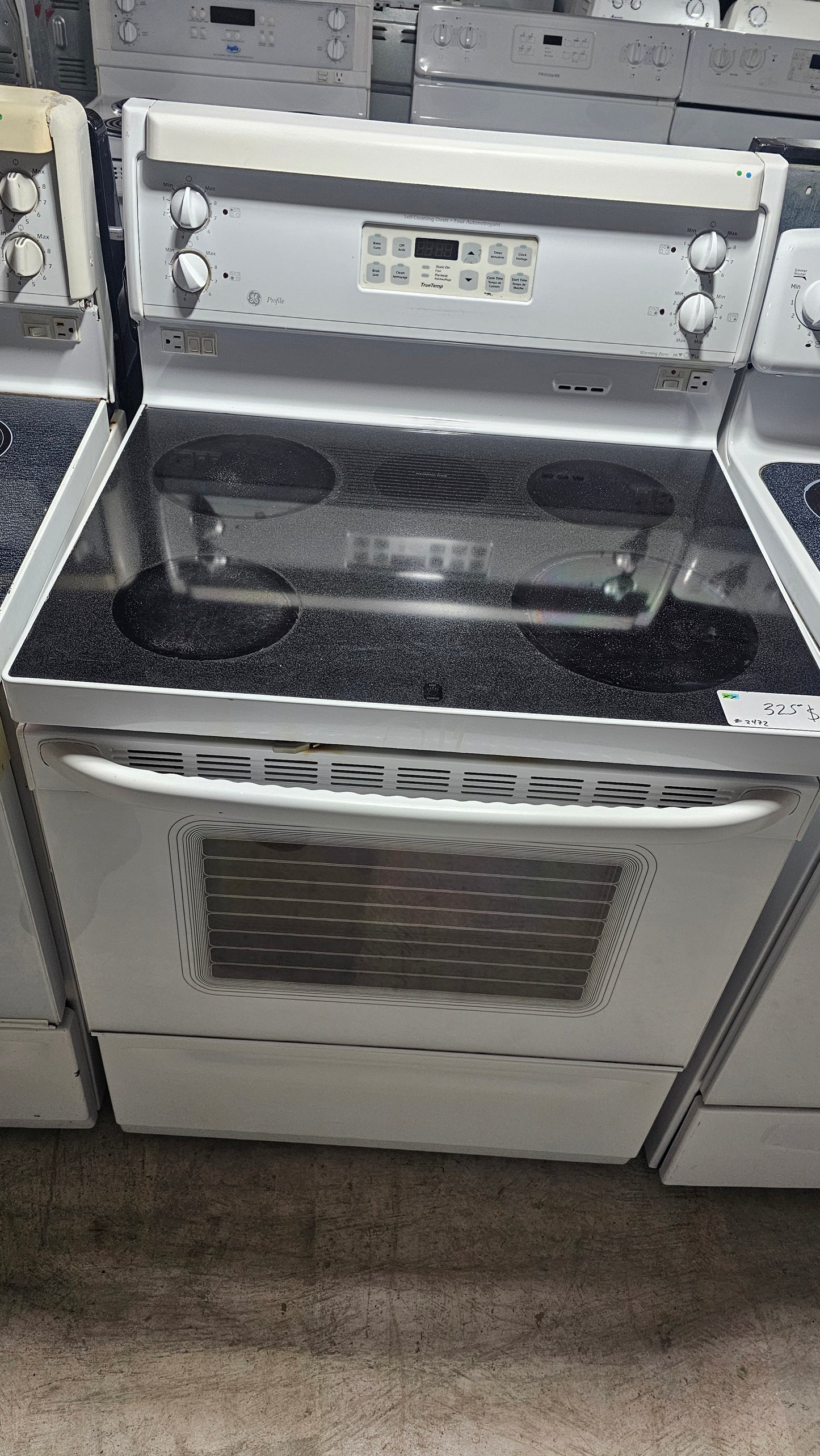 Ge stove - white SKU#2472