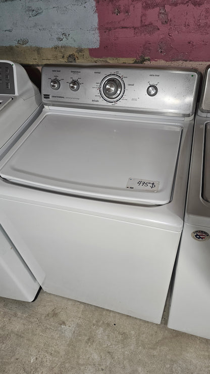 Laveuse Maytag à charge supérieure – Blanche