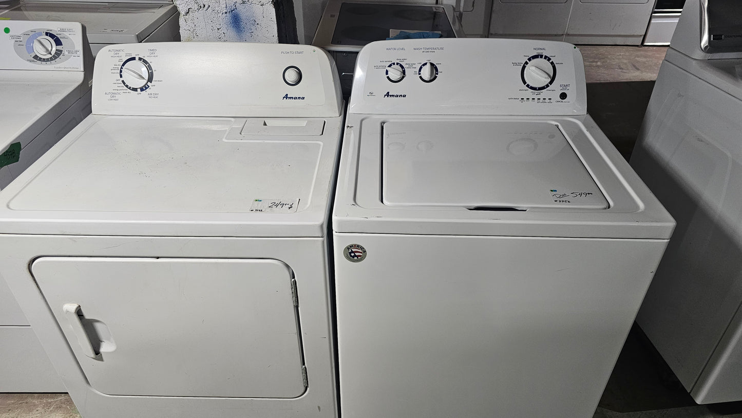 Amana Machine à laver et Sécheuse Ensembles - SKU blanc #3756-4148