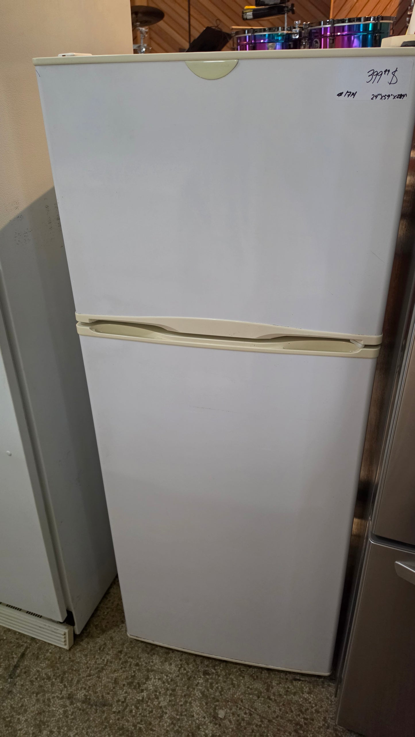 Frigidaire 24" inch refrigerator - white SKU#1714