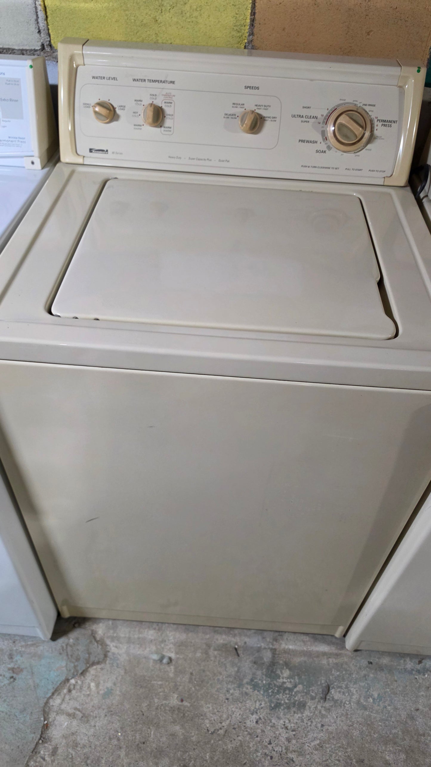 Kenmore top load washer - beige SKU#3808